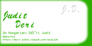 judit deri business card